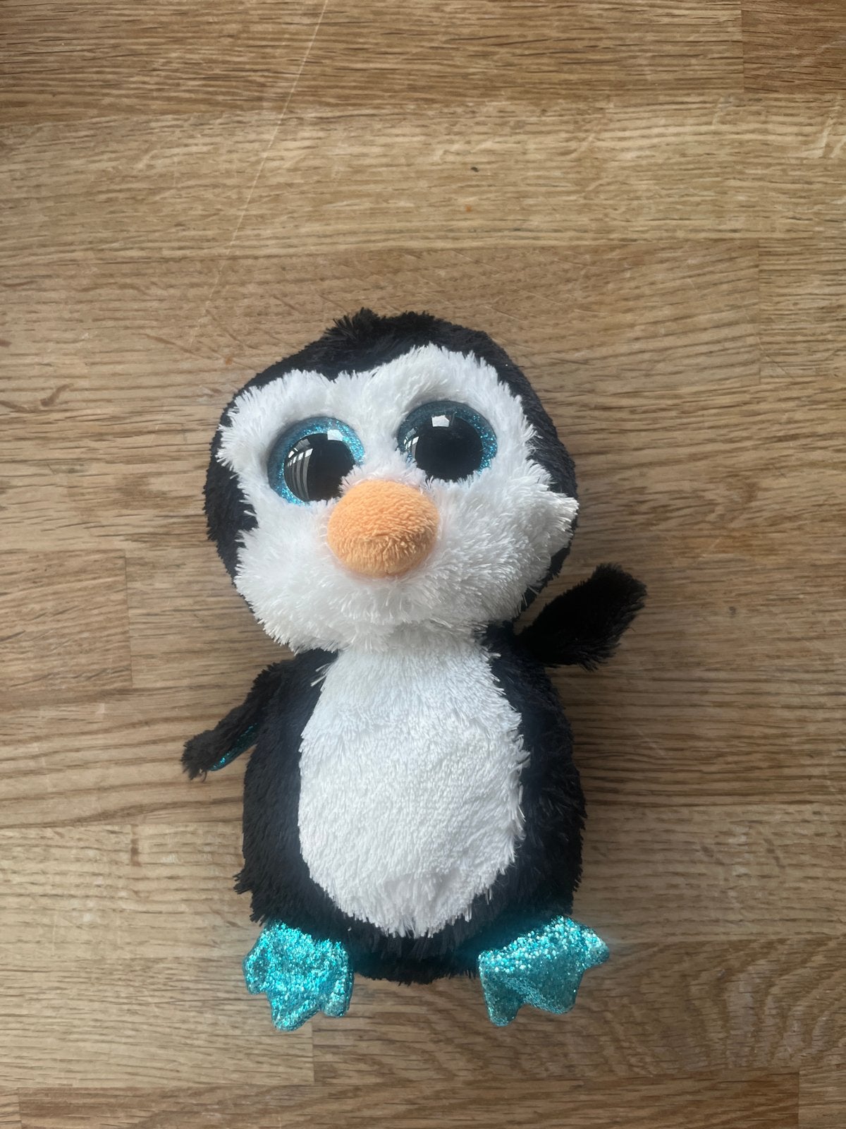 Ty Beanie Boo Waddles Pinguïn Knuffel - Zo goed als nieuw, Ophalen, Pinguïn, Zwart, Klein (minder dan 20 cm)