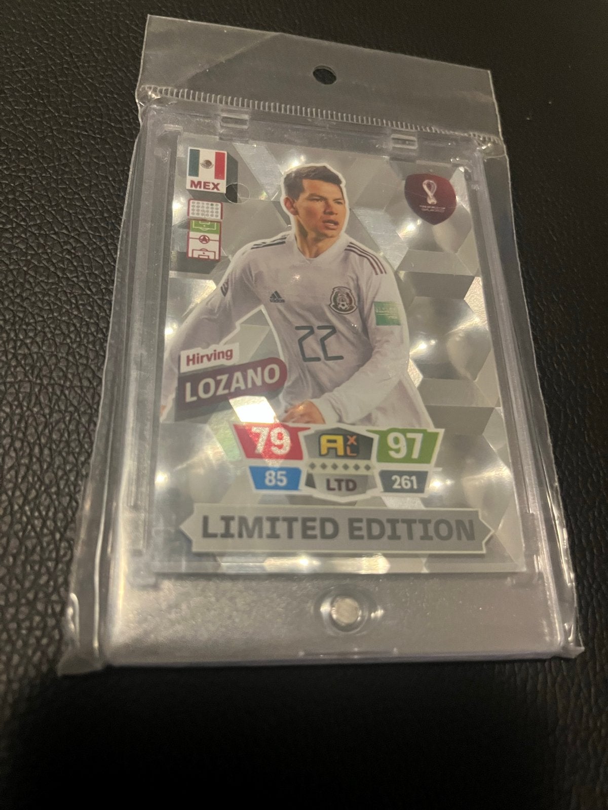 Hirving Lozano Limited Edition FIFA World Cup 2022 kaart, Ophalen of Verzenden, Nieuw, Overige sporten, Spelerskaart