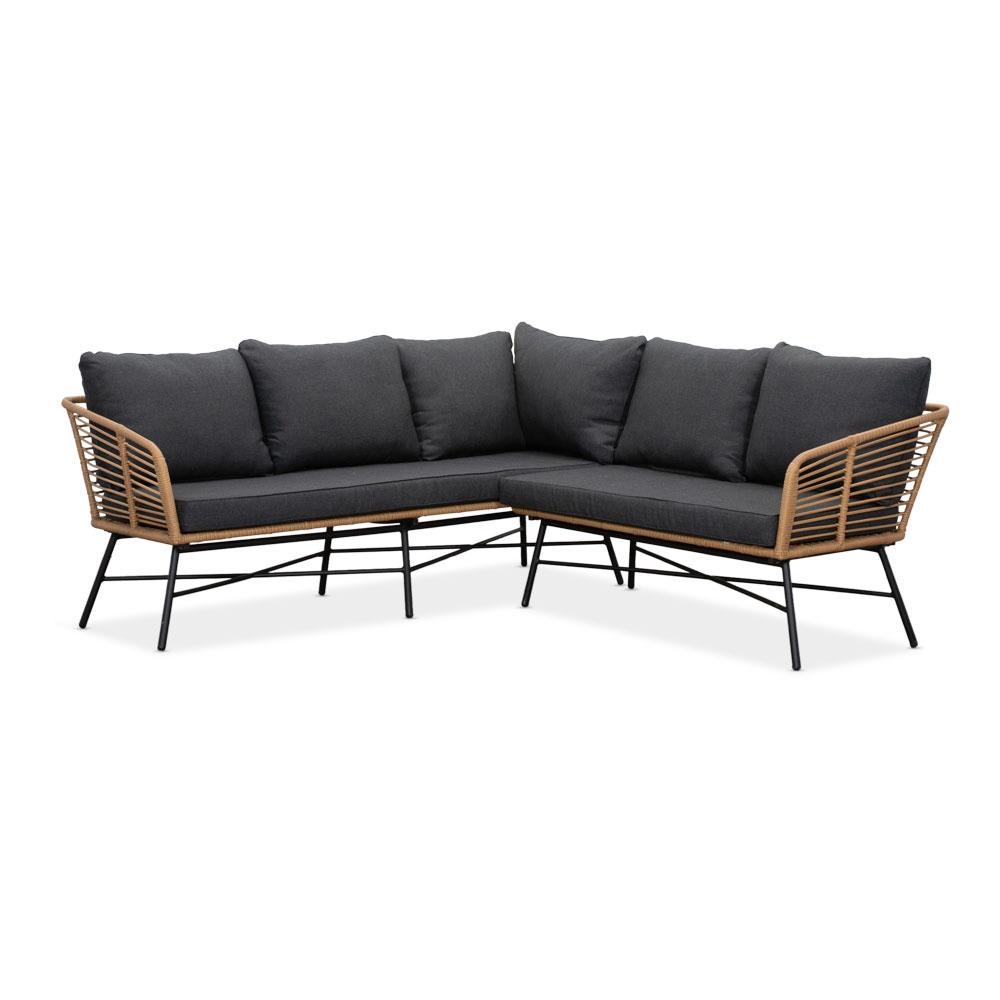 Flow hoek loungeset met tafel | 210x210cm, Ophalen, 5 zitplaatsen, Aston Martinlaan 36, Bank