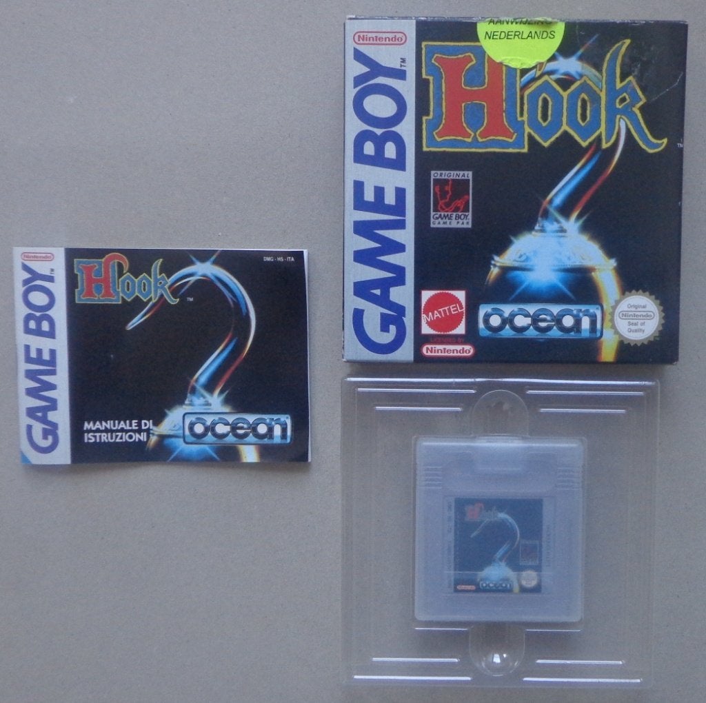 Hook voor de Gameboy Classic Compleet, Spelcomputers en Games, Games | Nintendo Game Boy, Gebruikt, Avontuur en Actie, 1 speler