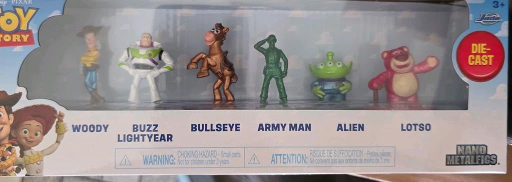 Toy Story figuren set, 6 stuks, Jada, Onbekend, Nieuw, Ophalen of Verzenden