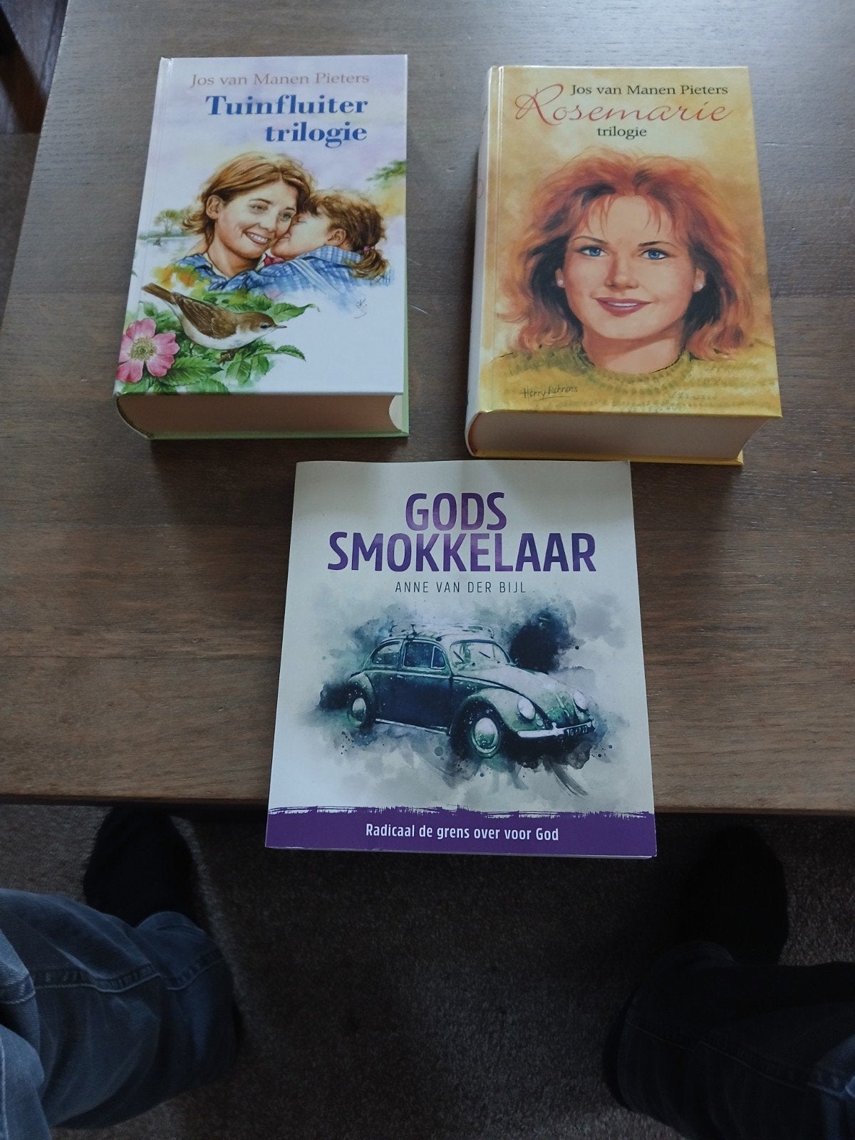 Boekenpakket: Rosemarie, Tuinfluiter en Gods Smokkelaar, Boeken, Ophalen of Verzenden, Zo goed als nieuw, Jos van Manen Pieters, Anne van der Bijl