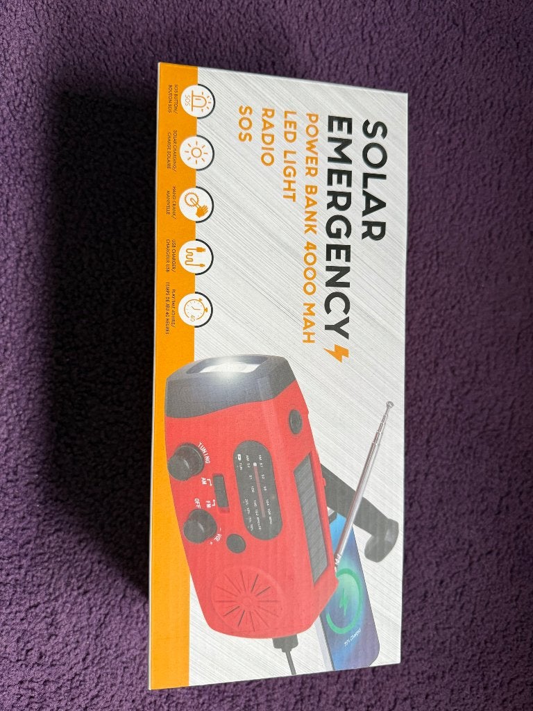 Multifunctionele Solar Noodradio, Ophalen of Verzenden, Nieuw, Radio