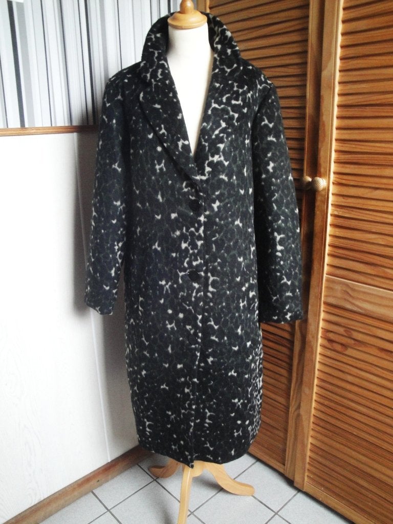 NIEUW!! Zwart/beige wintermantek JDY maat L, Zwart, Maat 42/44 (L), Nieuw, Ophalen of Verzenden