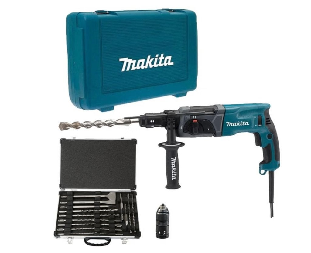 Makita HR2470FTP SDS-Plus 780 W klopboor inc accessoires, Ophalen, Nieuw, Boormachine