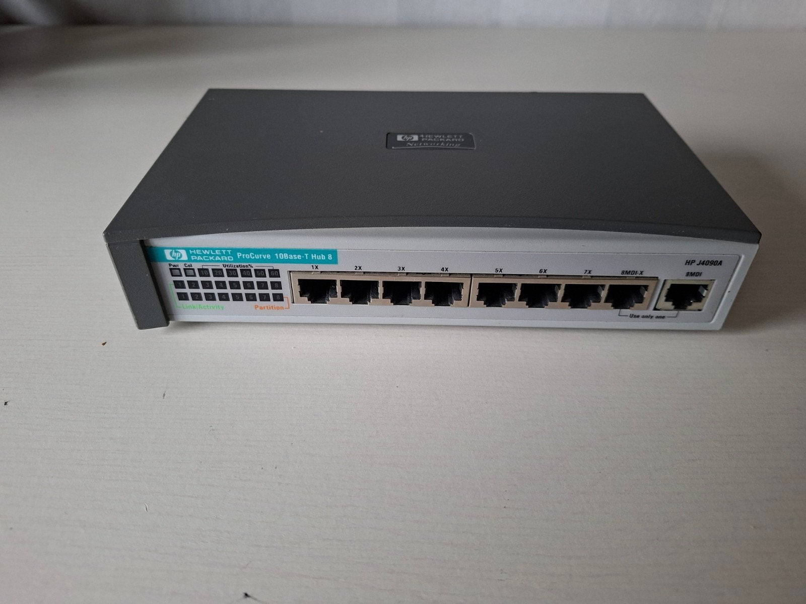 HP ProCurve 10Base-T Hub 8 - J4090A, Ophalen of Verzenden, Gebruikt