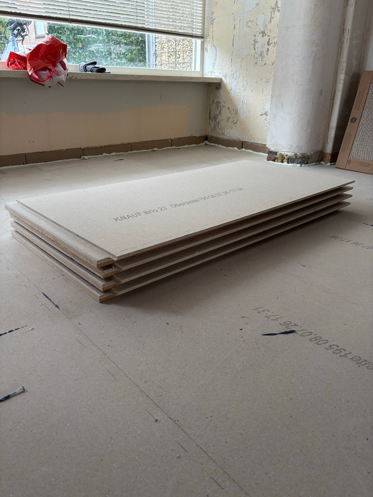 4 Knauf Brio 23WF vloerplaten, Ophalen, Nieuw, Overige materialen, 20 tot 50 mm