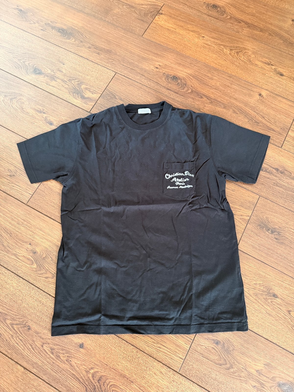 Christian Dior Atelier tshirt, Ophalen of Verzenden, Zo goed als nieuw, Maat 46 (S) of kleiner, Zwart