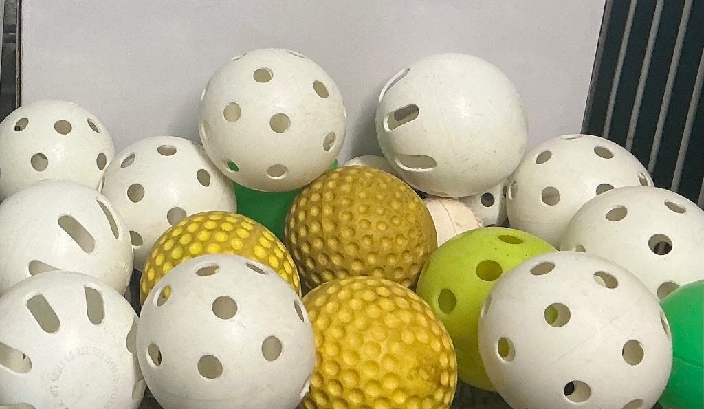 12 Wrifle ballen 9”, Ophalen of Verzenden, Gebruikt, Bal