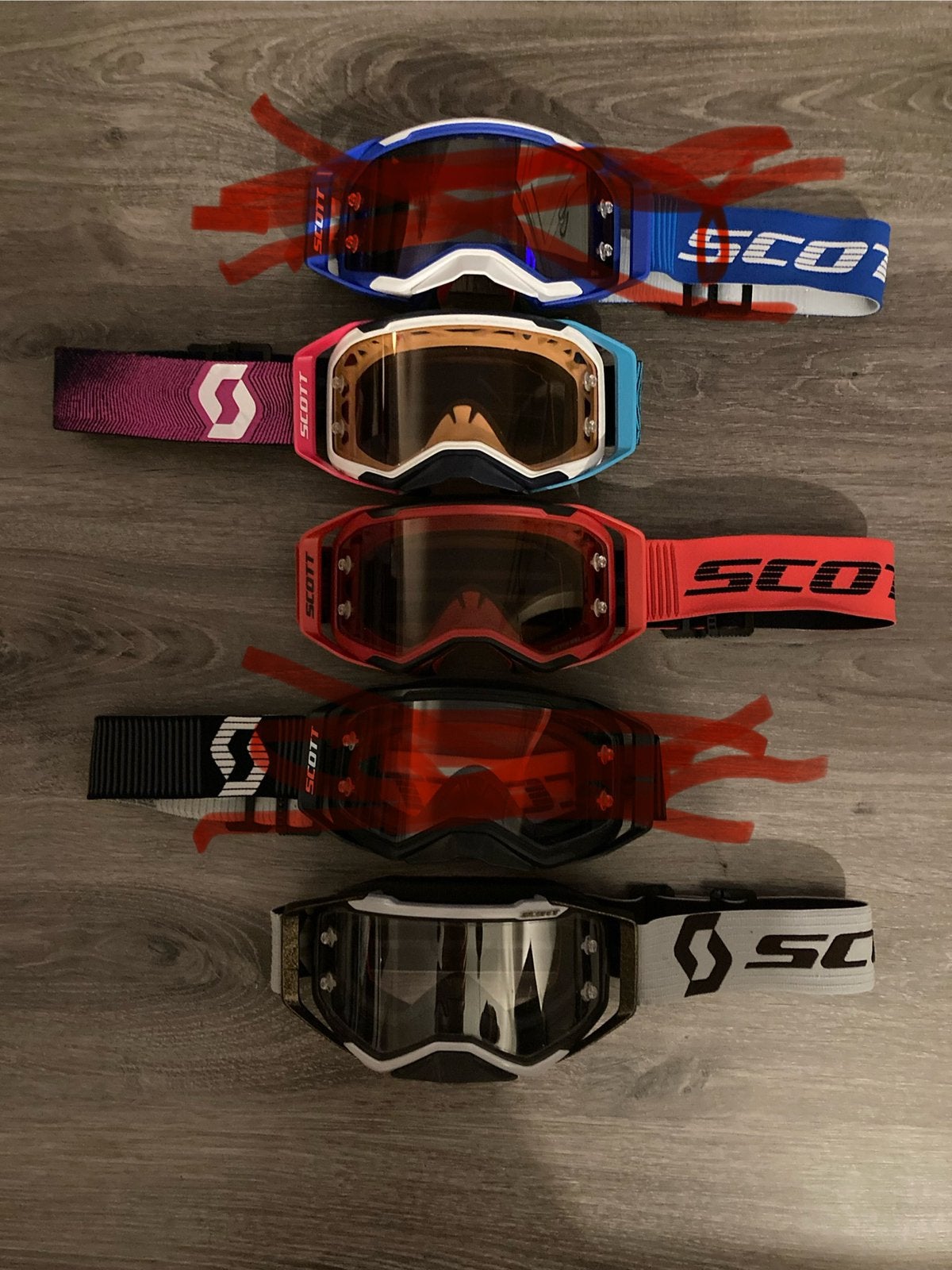 Scott prospect / lenzen / brillentas, Ophalen of Verzenden, Tweedehands, Motorcrosskleding