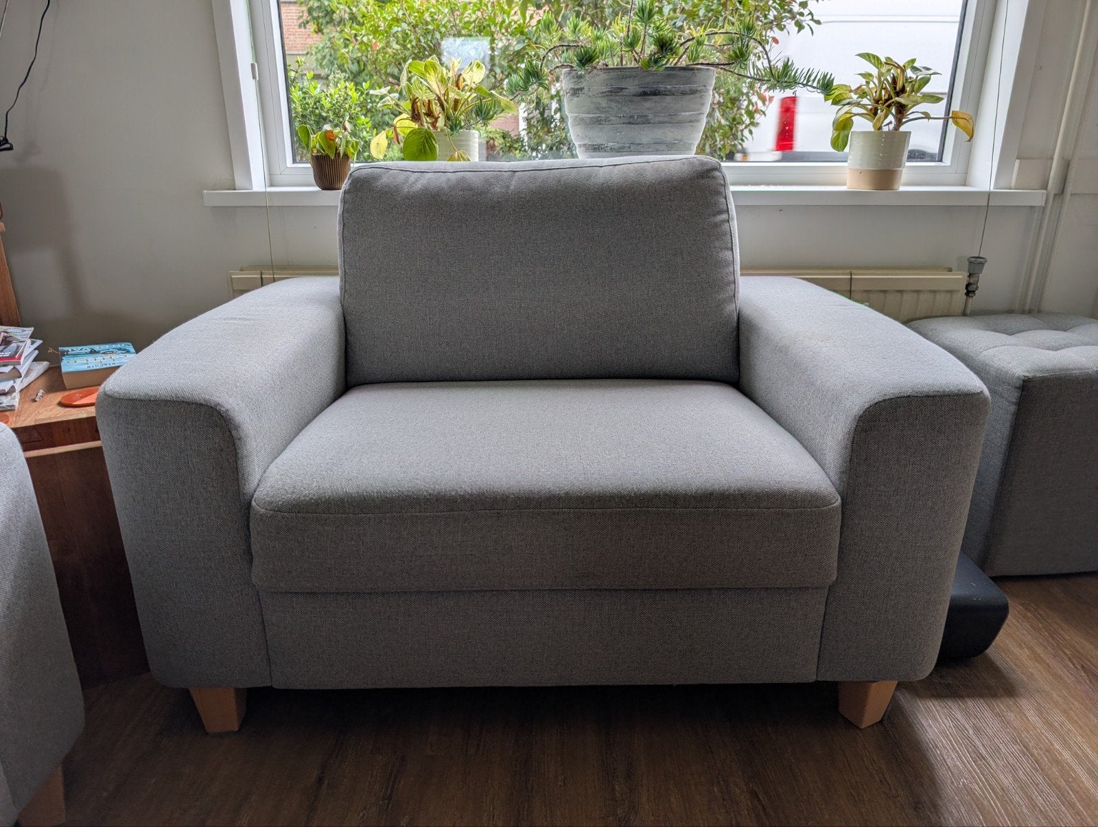 gratis driezit bank en loveseat, Ophalen, Gebruikt, 75 tot 100 cm, Tweepersoons