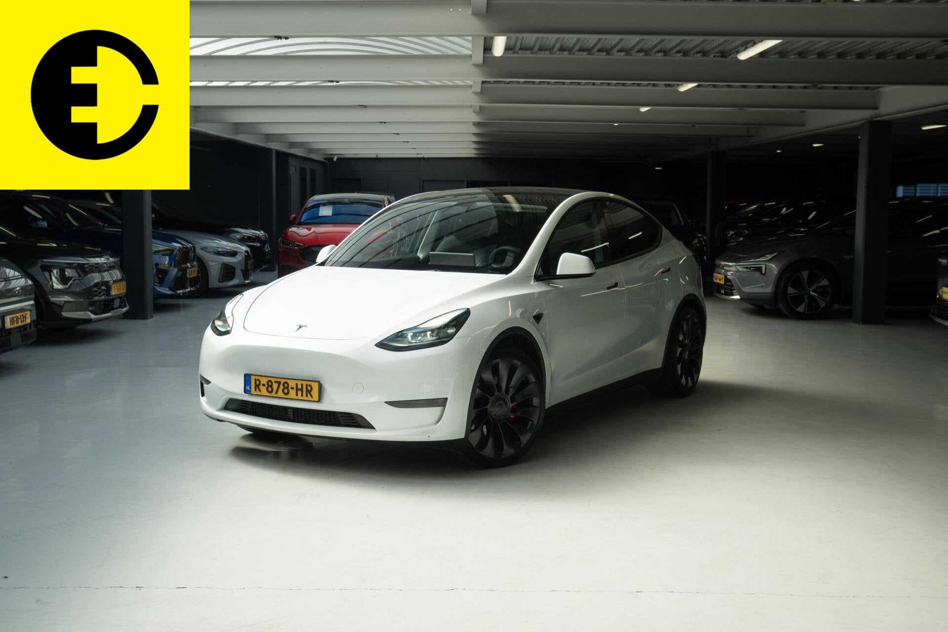 Tesla Model Y Performance AWD 75 kWh | SOH 92.3% | Stoelverw, Automaat, Gebruikt, Zwart, 462 pk