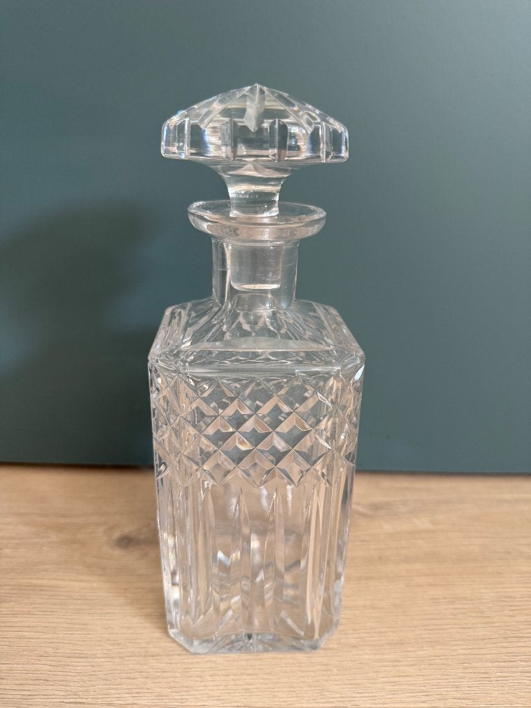 Vintage kristallen karaf, Ophalen of Verzenden