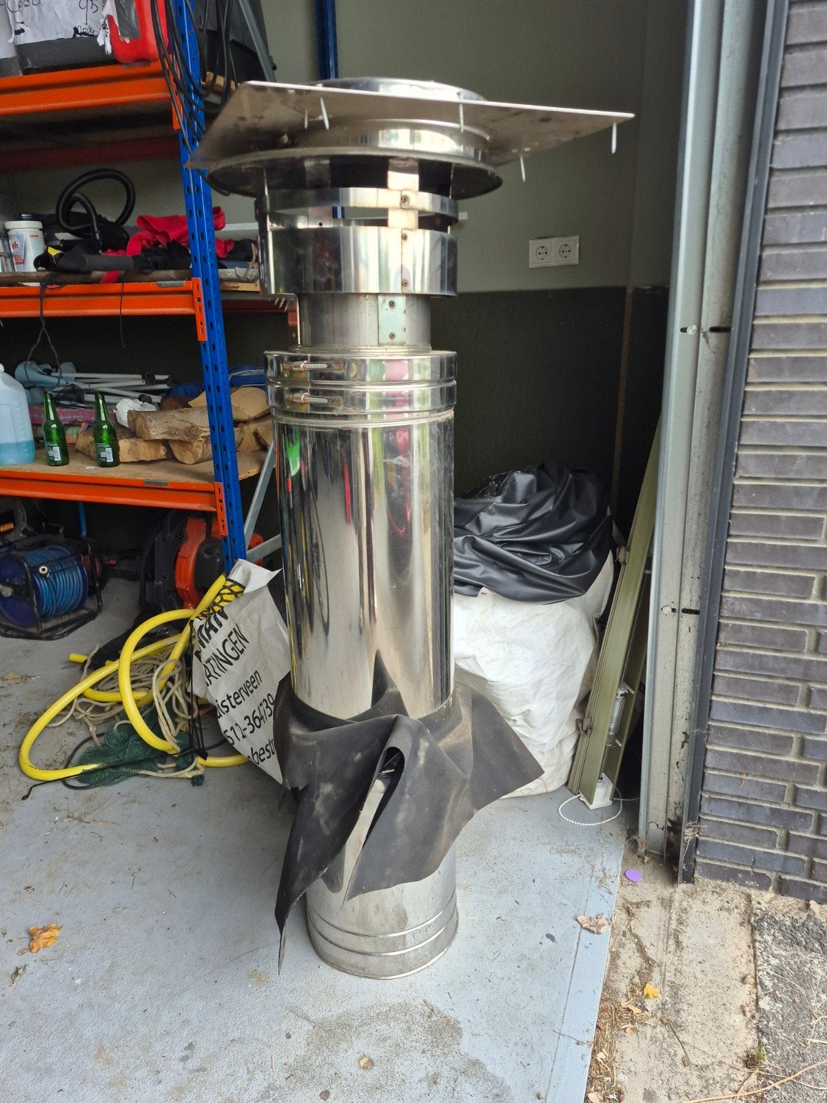 RVS Dakdoorvoer, Ophalen, Afvoer, Aluminium, 20 tot 40 mm