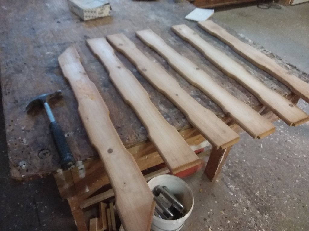Traphek planken, balustrade planken, Ophalen, Hout, 115 cm of meer