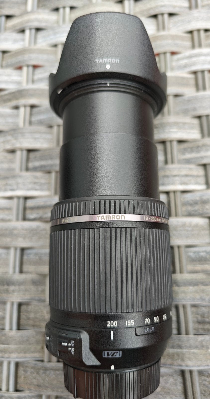 Tamron 18-200mm F/3.5-6.3 Di II VC voor Nikon, Audio, Tv en Foto, Fotografie | Lenzen en Objectieven, Beeldstabilisatie, Gebruikt