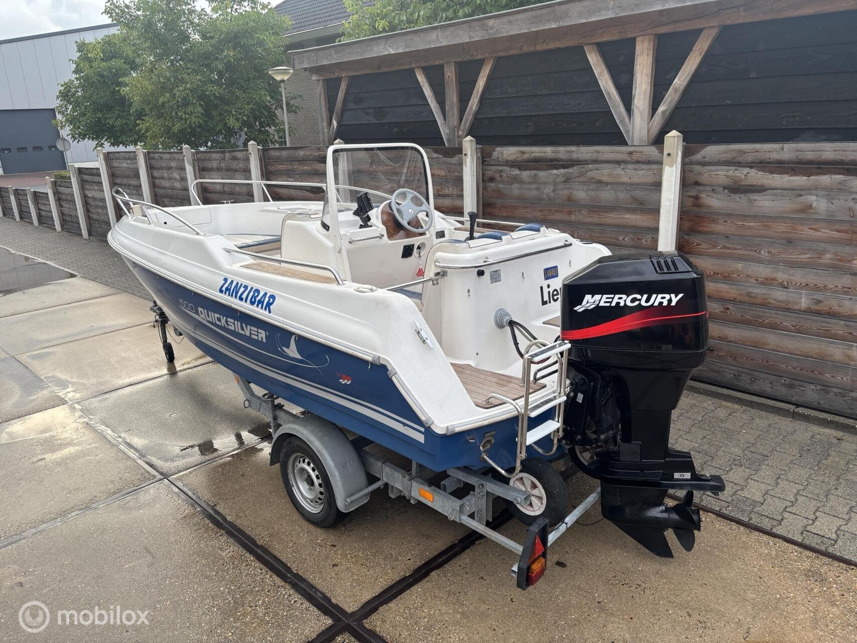 Quicksilver 500 console boot / 75 pk / PEGA trailer, Overige brandstoffen
