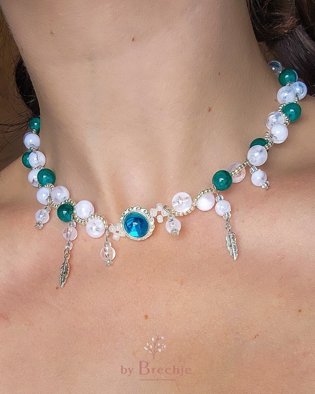 Handgemaakte Turquoise Fairy Ketting, Blauw, Nieuw, Ophalen of Verzenden, Overige materialen