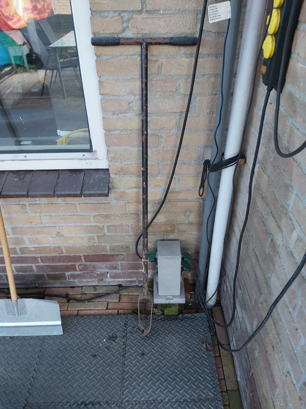 Gebruikte grondboor voor tuin en klussen, Tuin en Terras, Ophalen, Gebruikt, Grondboor