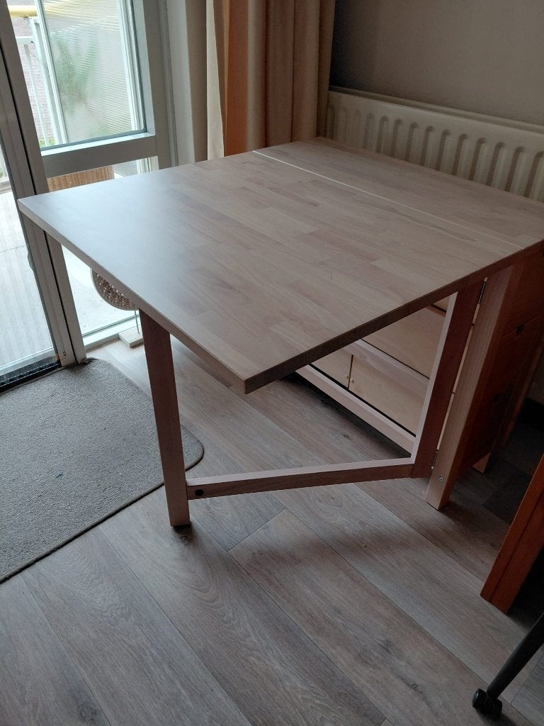 Te Koop, Huis en Inrichting, Tafels | Eettafels, Ophalen, Zo goed als nieuw, Rechthoekig, 50 tot 100 cm