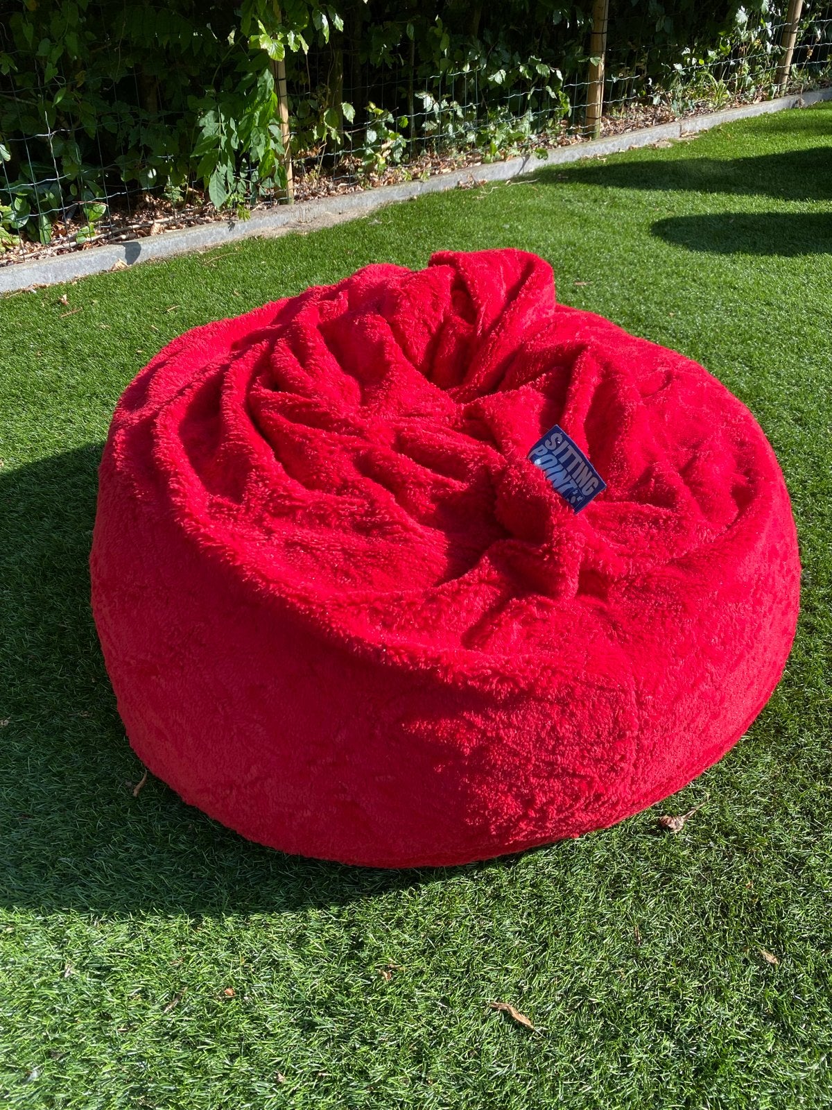 Mooie rode zitzak van Sitting Point, Huis en Inrichting, Zitzakken, Ophalen, Zo goed als nieuw, Rood, Zitzak