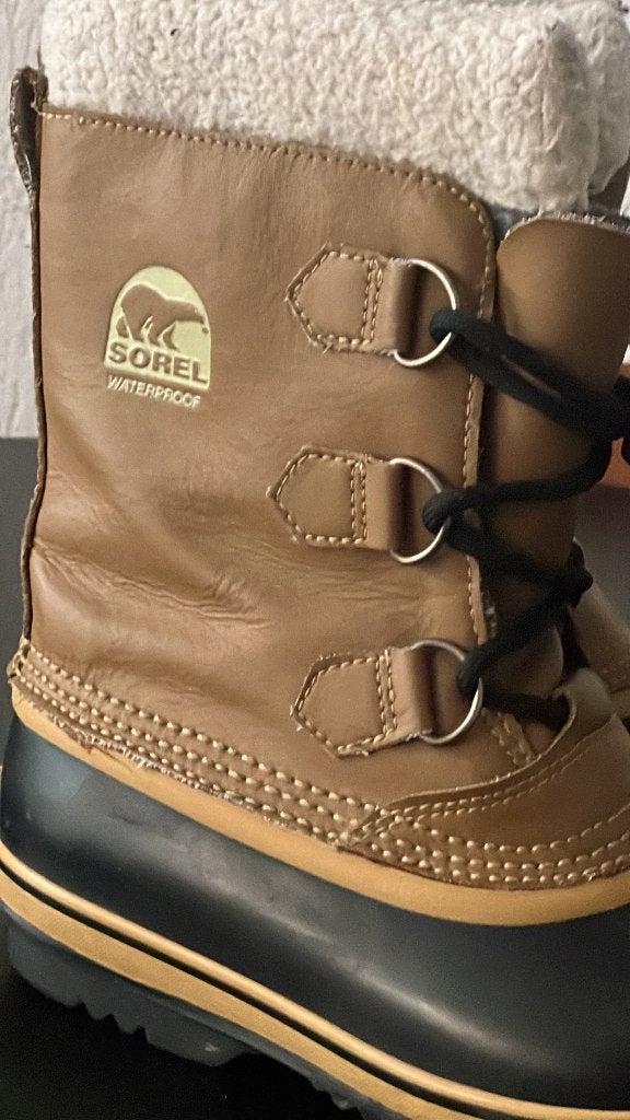 Sorel warme laarzen zgan maat 36, Kleding | Dames, Hoge laarzen, Bruin, Zo goed als nieuw, Sorel