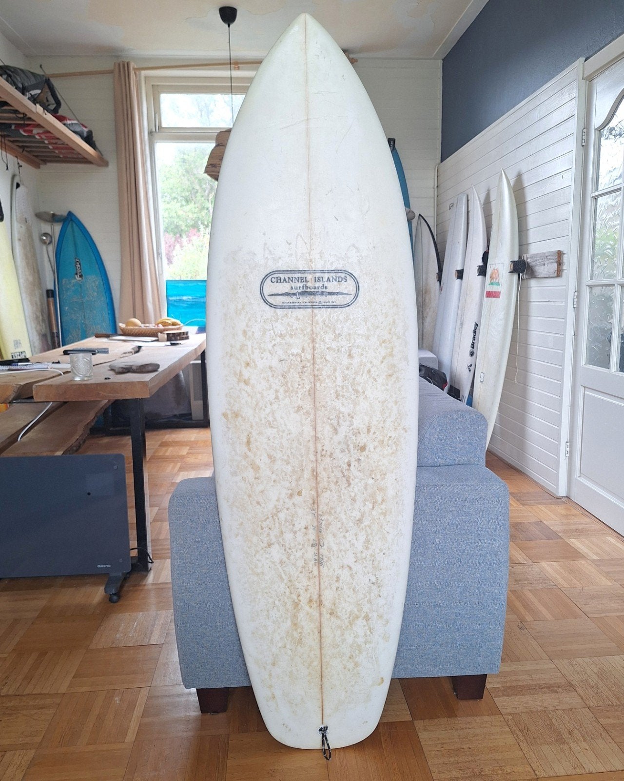 Surfplank/surfboard Channel Islands Mini 5'7, Ophalen of Verzenden, Gebruikt, Shortboard