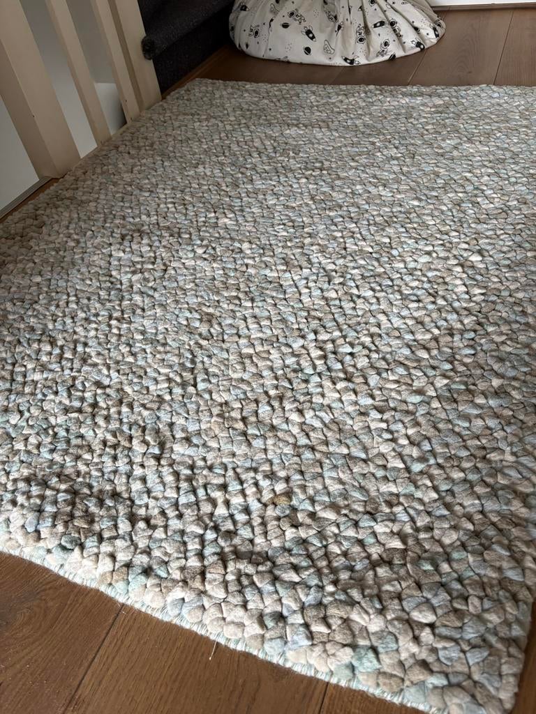 Nattiot vloerkleed kinderkamer 100x140 cm gebruikt, Ophalen of Verzenden, Gebruikt, Groen, 100 tot 150 cm
