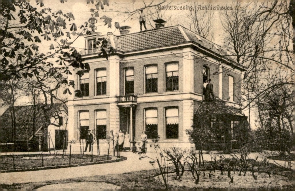 Achttienhoven Dokterswoning # 146, Verzamelen, Ansichtkaarten | Nederland, Verzenden, Voor 1920, Gelopen, Utrecht