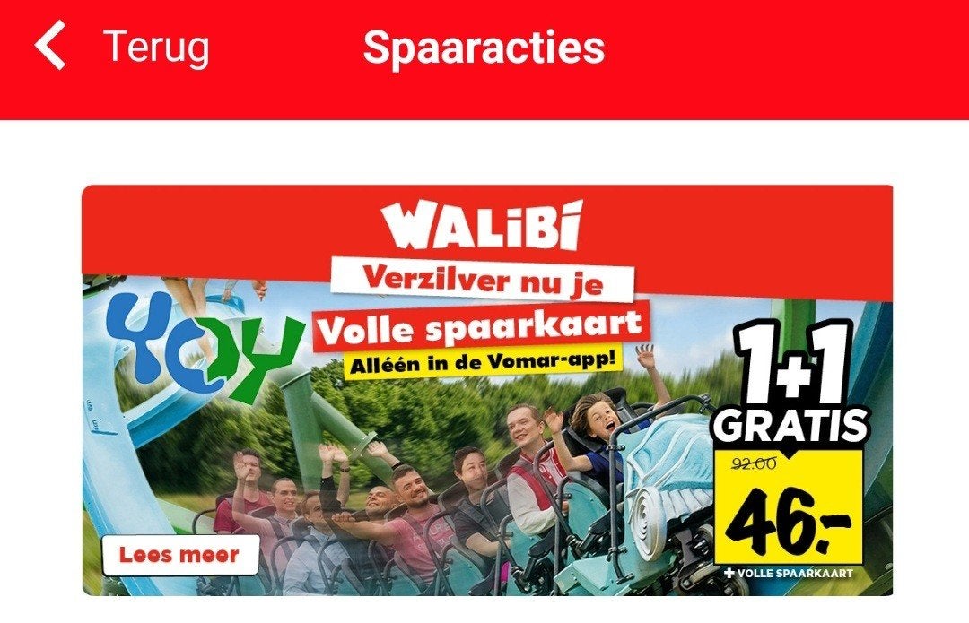 Pretpark Walibi ticket 2e gratis kortingscodes, Tickets en Kaartjes, Twee personen, Kortingskaart