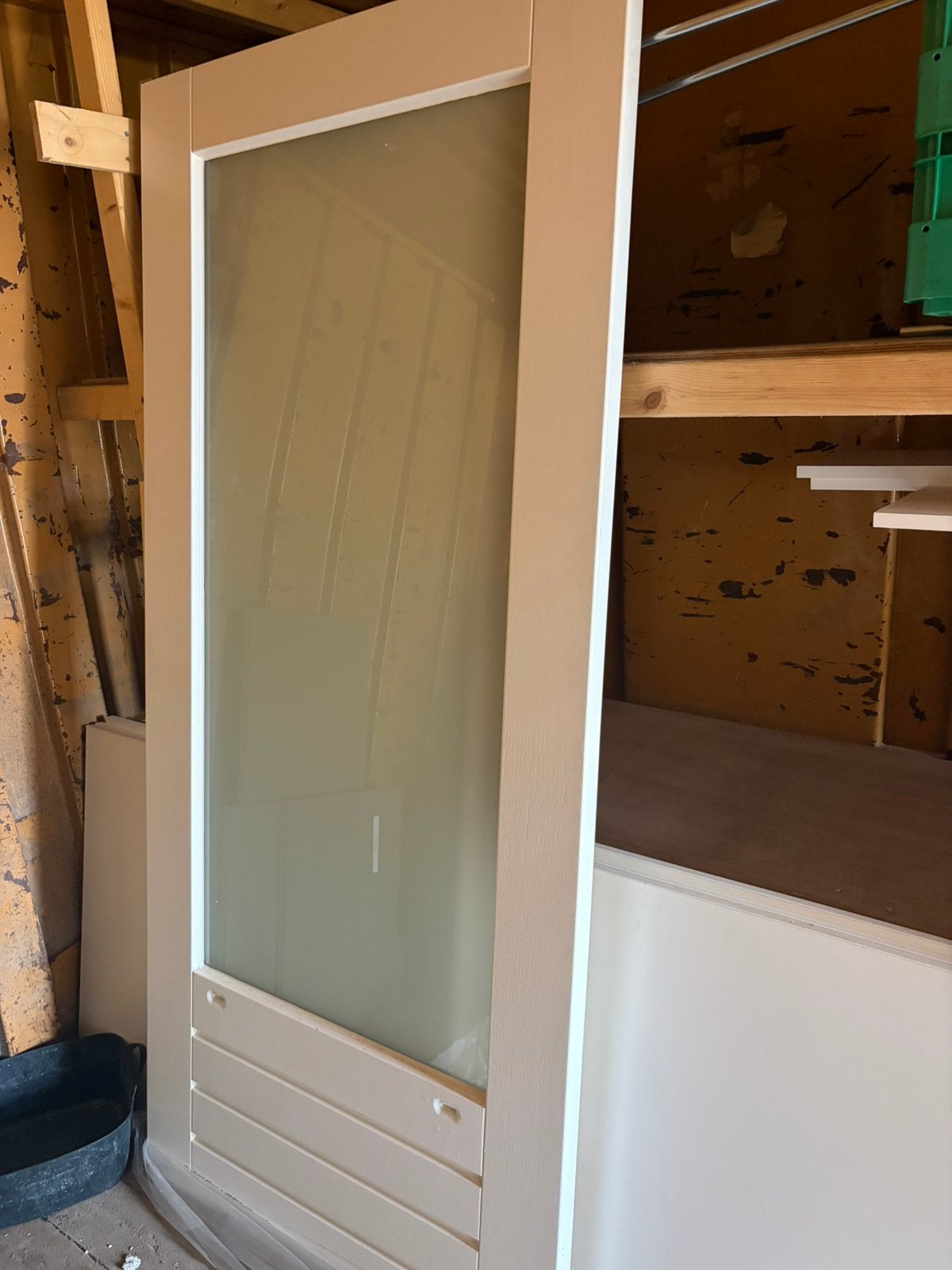 Buitendeur achterdeur / schuur/balkon deur nieuw, Deurkozijn, Nieuw, 150 tot 225 cm, Hout