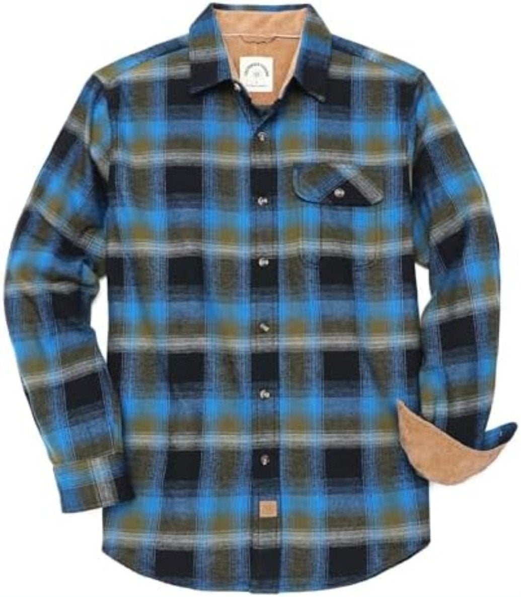 Dubinik flanellen herenoverhemd mt 58/60 blauw, Dubinik, Blauw, Ophalen of Verzenden, Overige halswijdtes