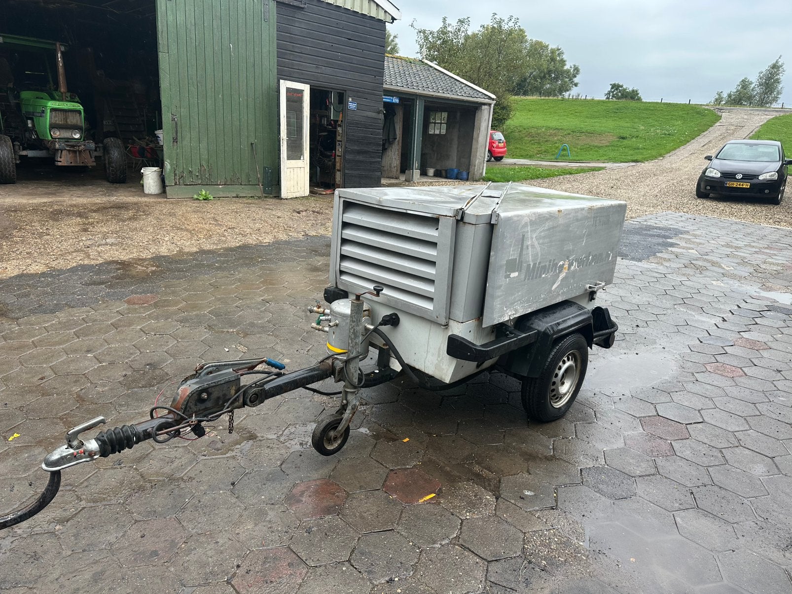 Atlas copco xas mobiele compressor, 100 liter of meer, Ophalen of Verzenden, Gebruikt