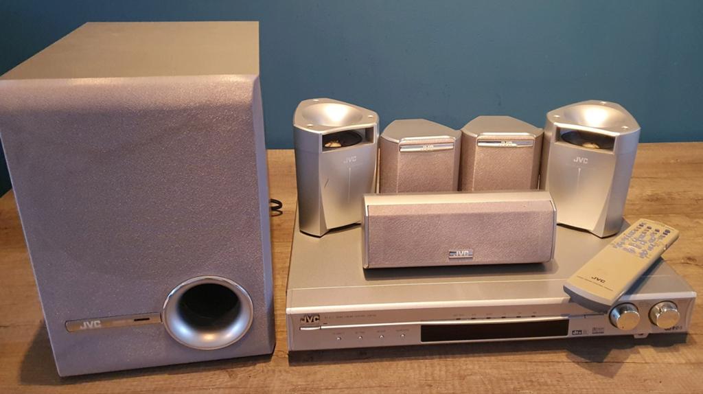 JVC Home Cinema Set - RX-E11S/RX-E12B met 5.1 Surround, Ophalen, Gebruikt, JVC, 70 watt of meer