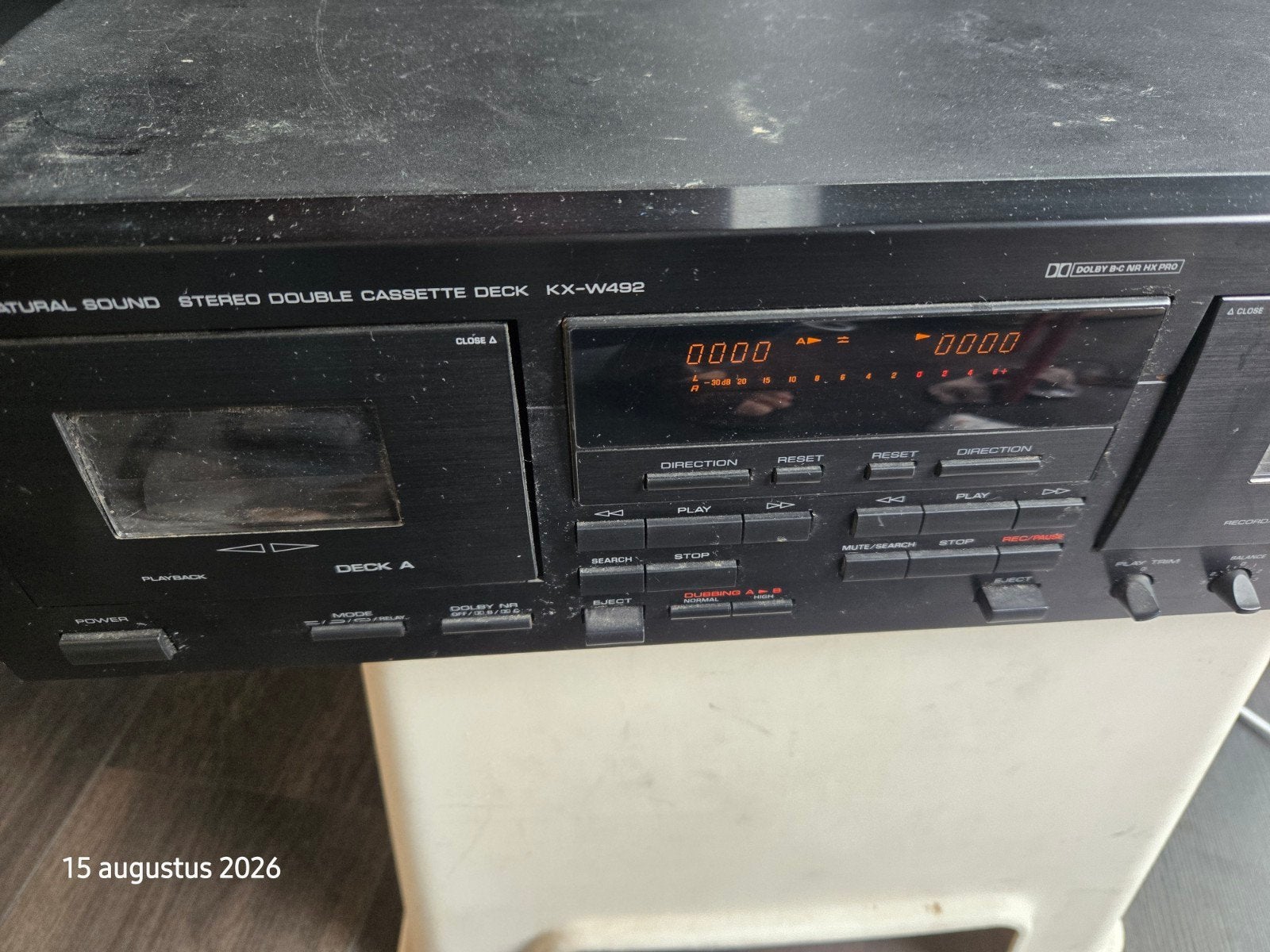 yamaha audio cassette kx w492, Ophalen of Verzenden, Gebruikt