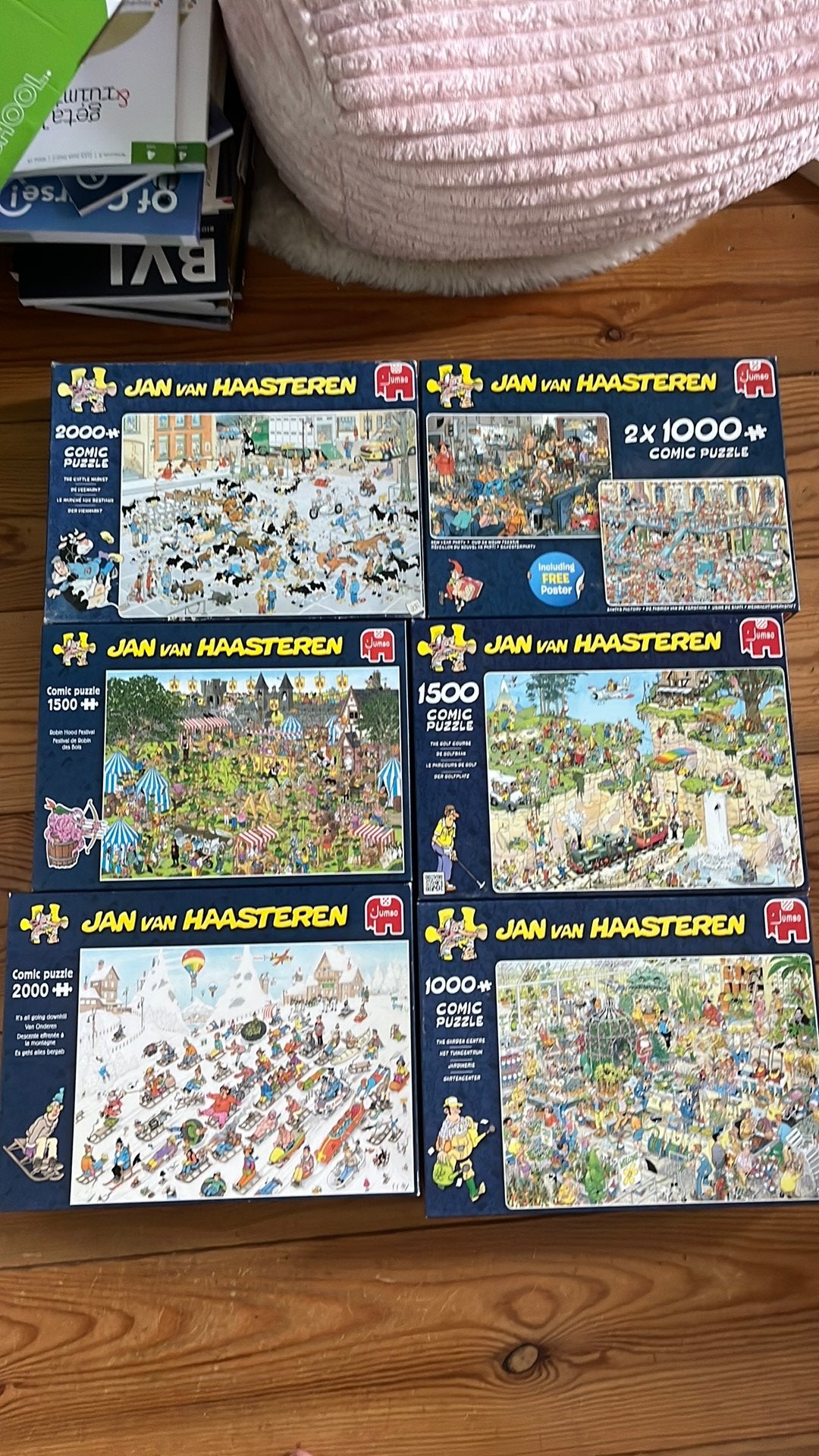 Jan van Haasteren puzzels, Ophalen, Meer dan 1500 stukjes, Zo goed als nieuw