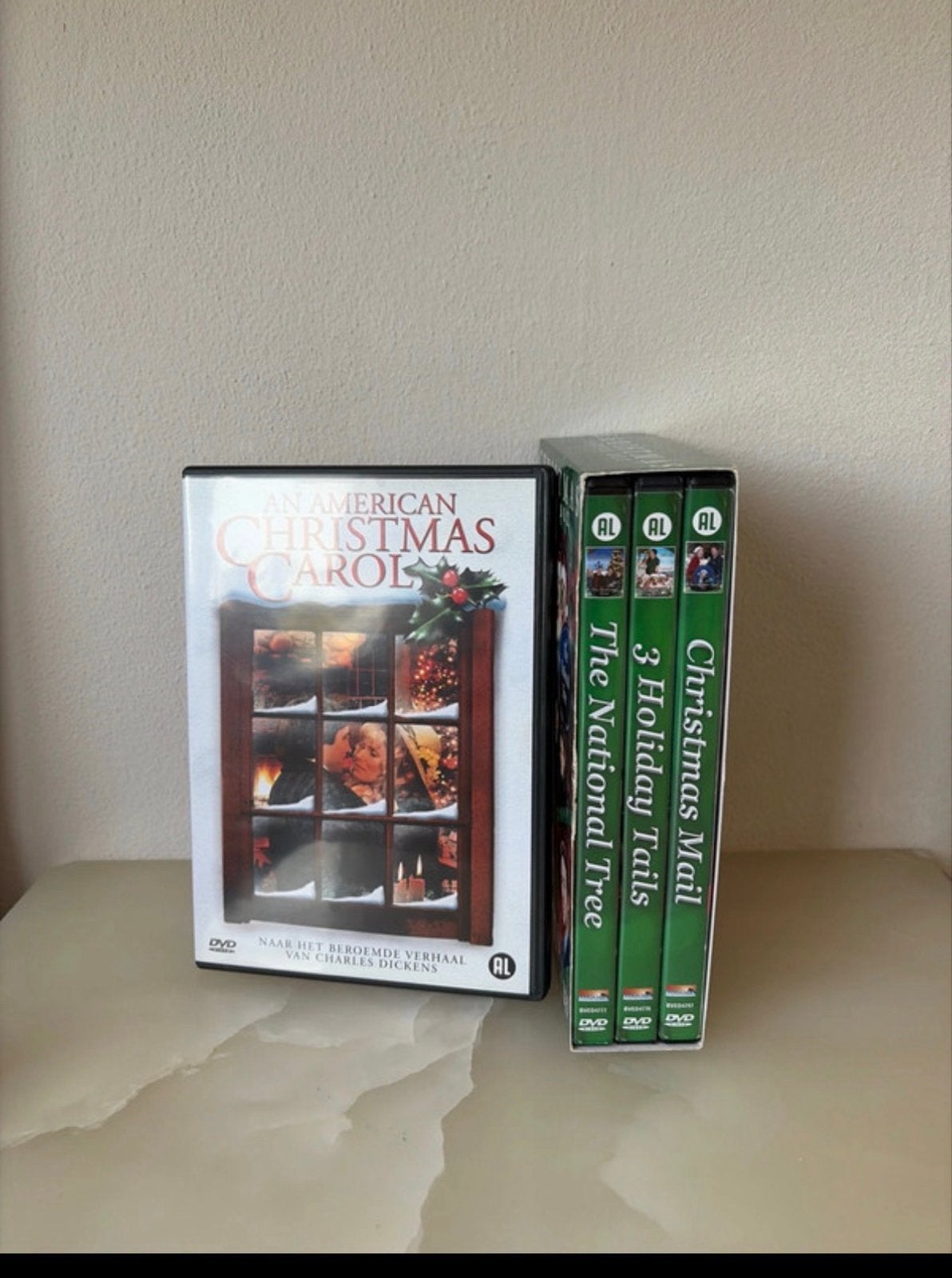 4 kerstfilms: An American Christmas Carol & Christmas Family, Cd's en Dvd's, Dvd's | Klassiekers, 2000 tot heden, Verzenden, Alle leeftijden