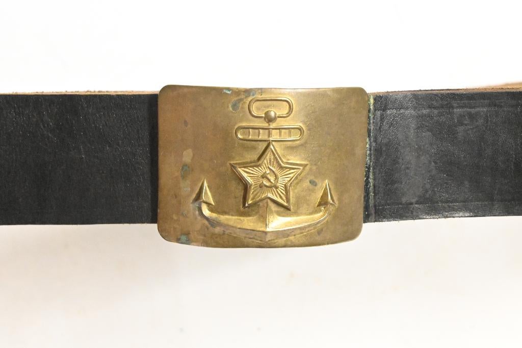 CCCP russische marine riem koppel rusland, Verzamelen, Ophalen of Verzenden, Marine, Overige gebieden, Kleding of Schoenen