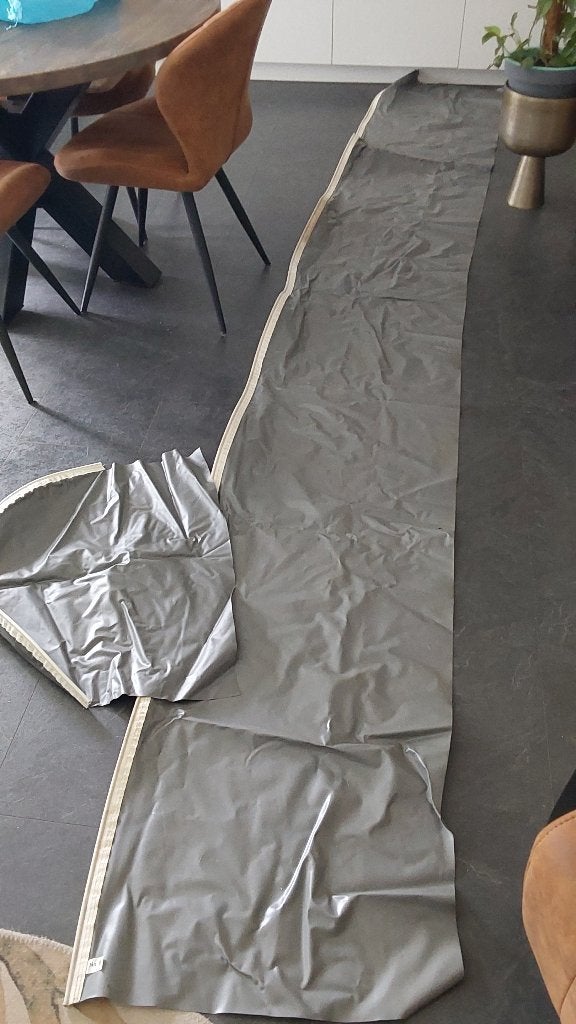 Tochtstrook met wielflap voor een caravan., Caravans en Kamperen, Kampeeraccessoires, Ophalen, Gebruikt