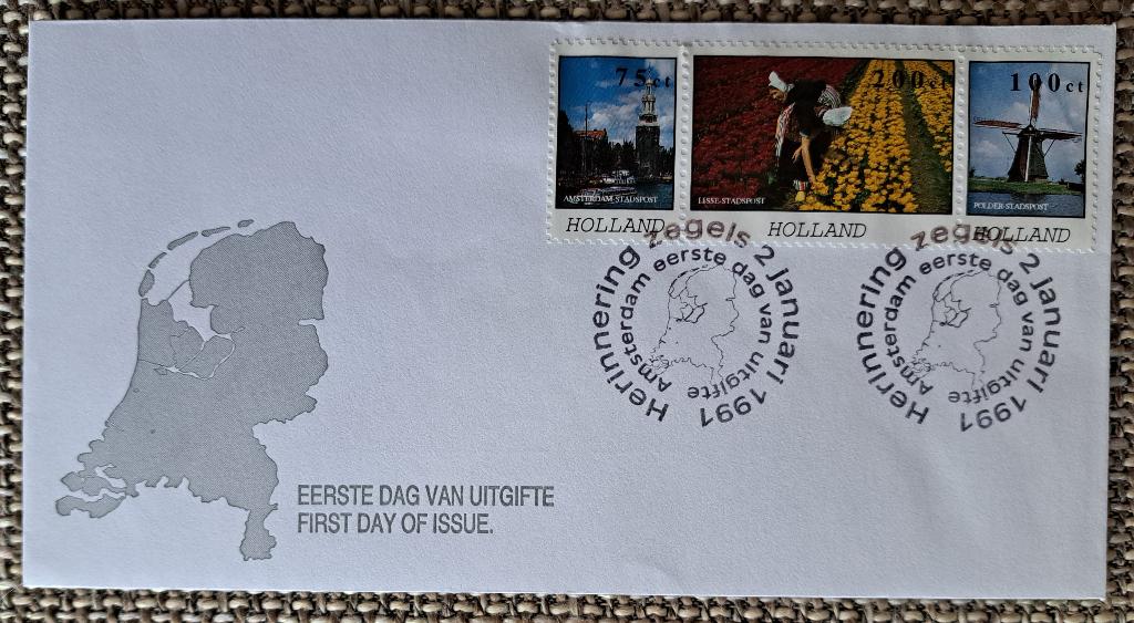 Envelop – HERINNERINGSZEGELS – blok, Postzegels en Munten, Brieven en Enveloppen | Nederland, Ophalen of Verzenden, Envelop