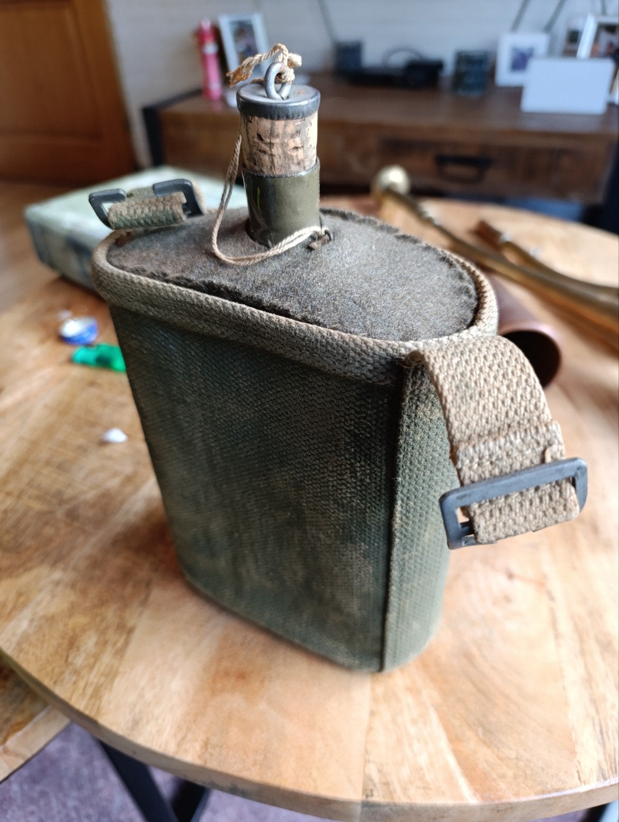 WOII Britse/Canadese veldfles (Pattern 1937 web equipment), Ophalen of Verzenden, Engeland