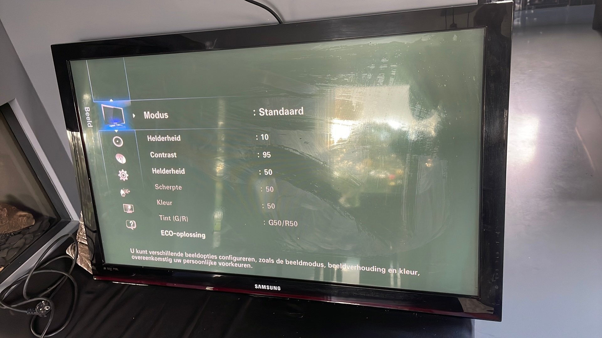 Samsung 55 inch tv, Audio, Tv en Foto, Ophalen, 50 Hz, Zo goed als nieuw, Samsung