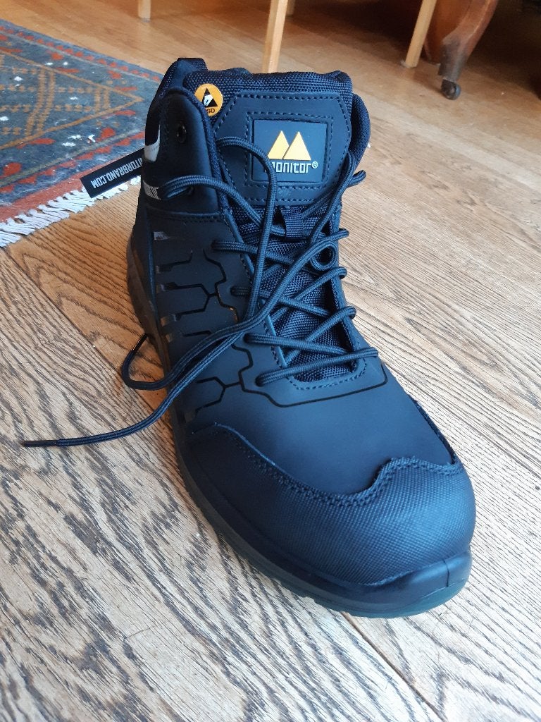 Werkschoenen met Stalen Neus - van Monitorshoes, Ophalen, Nieuw, Zwart, Werkschoenen