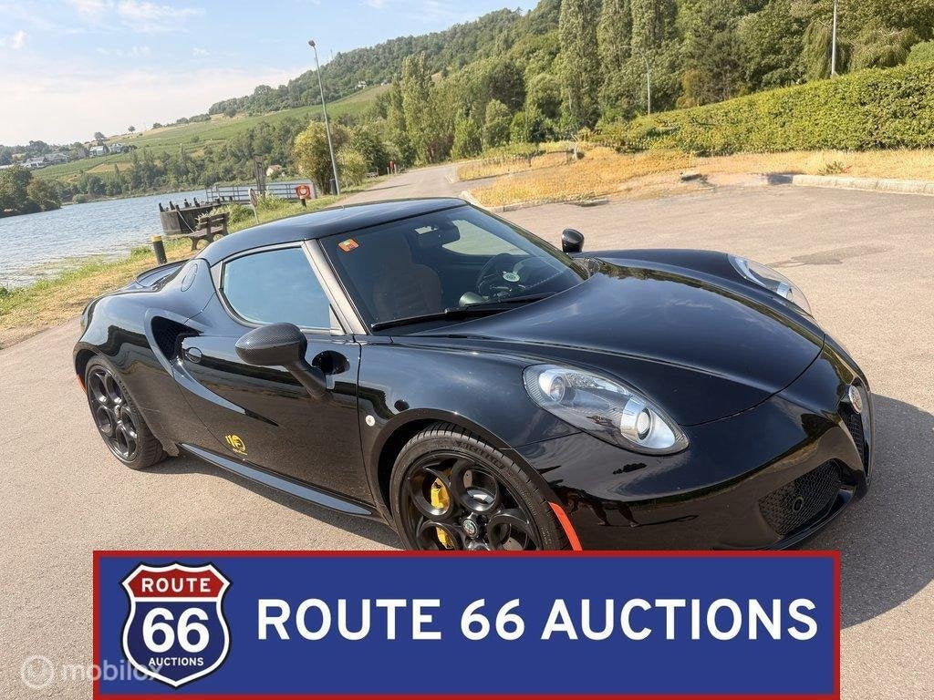 Alfa Romeo 4C | 2016 | Route 66 Auctions, Auto's, Alfa Romeo, Gebruikt, Overige carrosserieën, Zwart, Bedrijf