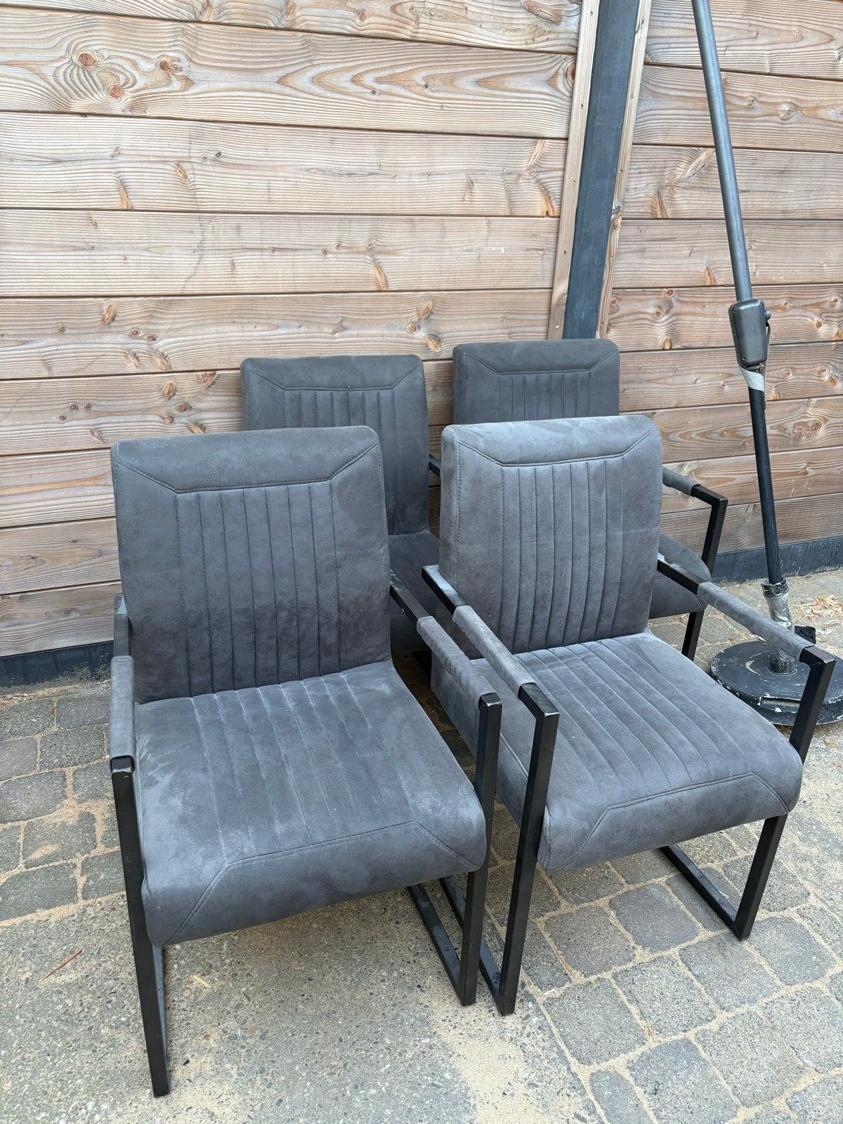Set van 4 Pronto Wonen Parantino stoelen, Ophalen, Nieuw, Vier, Stof