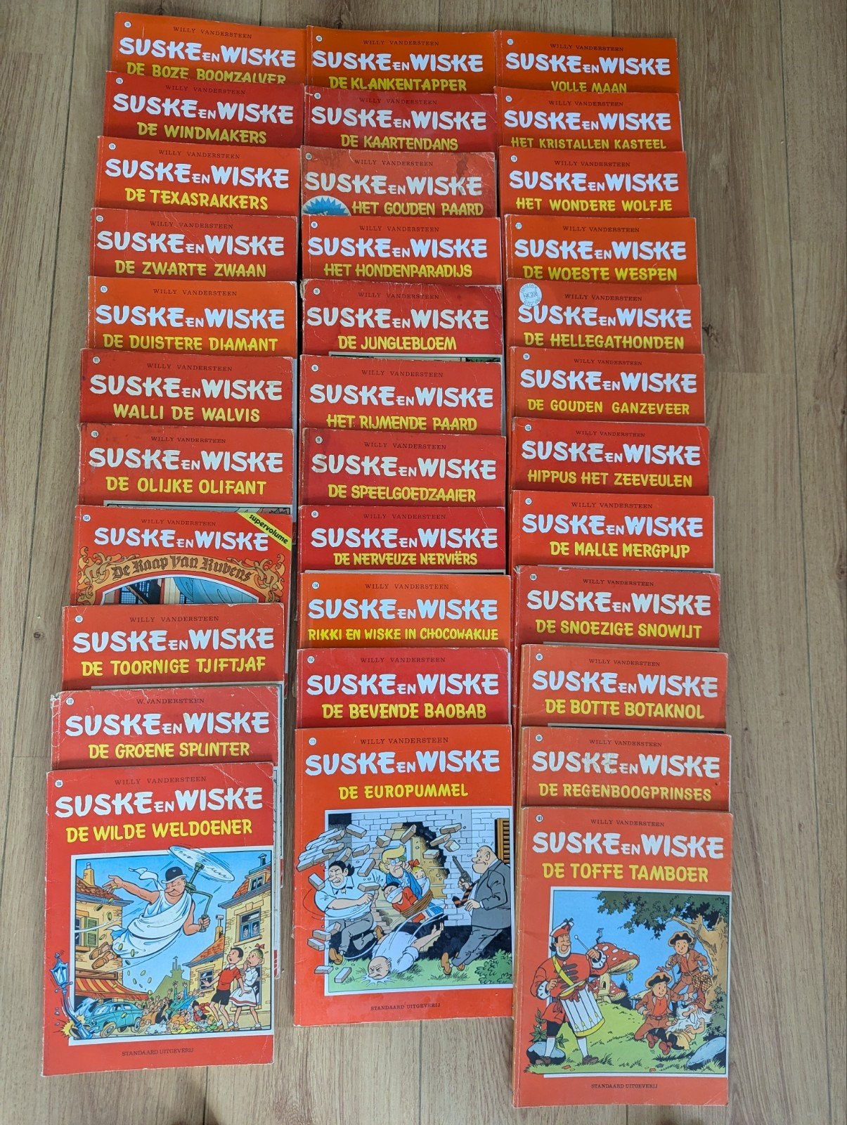 Grote collectie Suske en Wiske stripboeken, Meerdere stripboeken, Ophalen of Verzenden, Gelezen