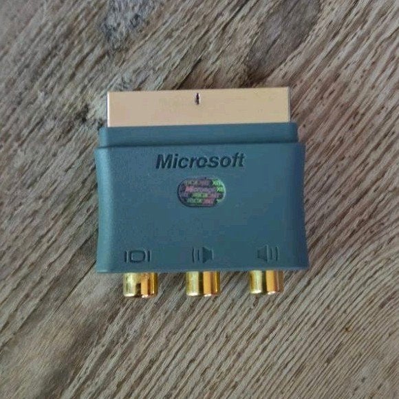 Microsoft Xbox Original AV-adapter (RCA), Ophalen of Verzenden, Gebruikt, Voeding of Kabel, Xbox Original