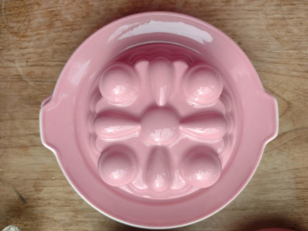 Royal Sphinx Maastricht mini puddingvorm roze, Ophalen of Verzenden, Zo goed als nieuw, Taarten of Cupcakes, Versiering