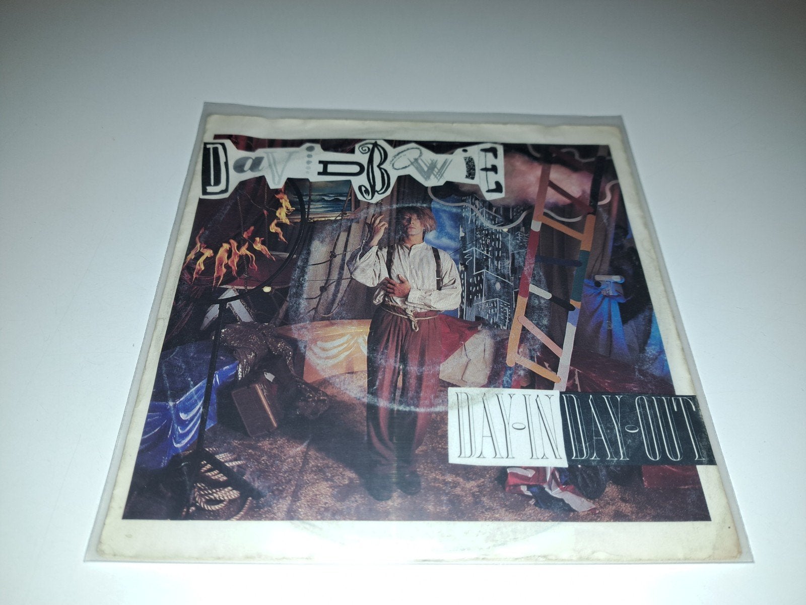 7" David Bowie : Day in, Day out, Ophalen of Verzenden, Gebruikt, Pop