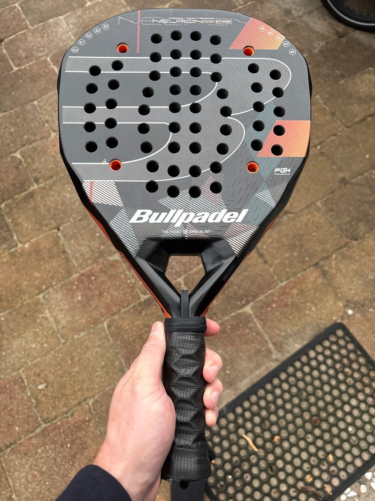 Bullpadel Neuron Edge Padelracket - Zo goed als nieuw, Sport en Fitness, Ophalen of Verzenden, Zo goed als nieuw, Padelracket